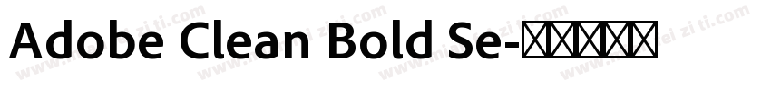 Adobe Clean Bold Se字体转换